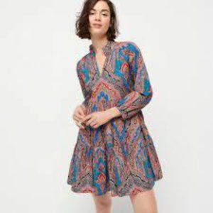 J. Crew Multicolor Patterned Dress